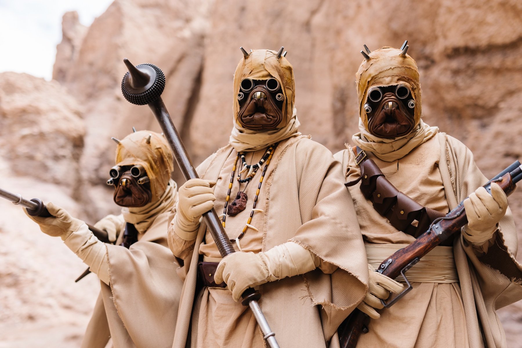 Close Up — Tusken Raiders — Boots and accessories designed and crafted by Kaylee Renaud.