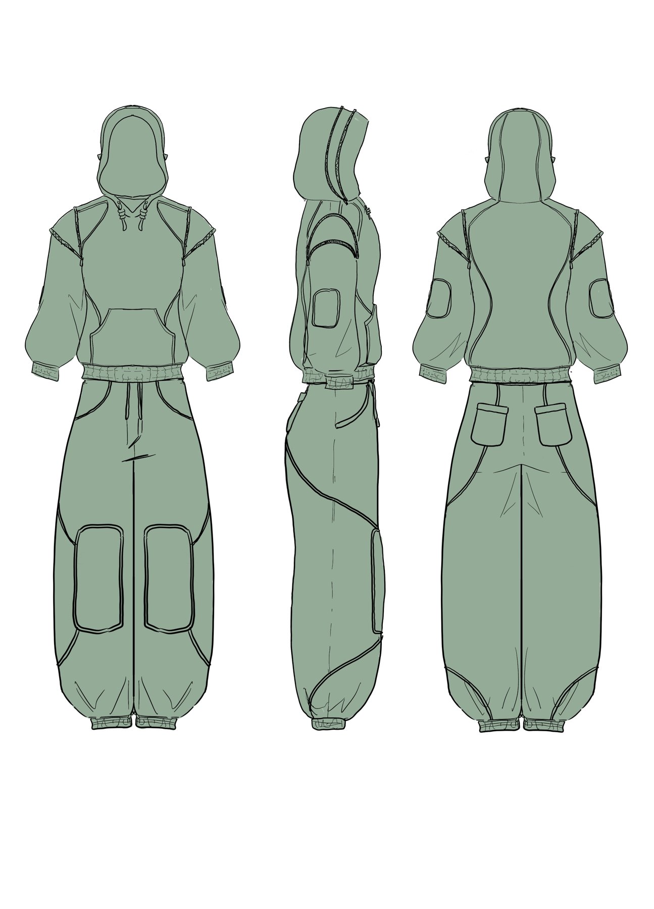 Technical Drawing — Matching Set